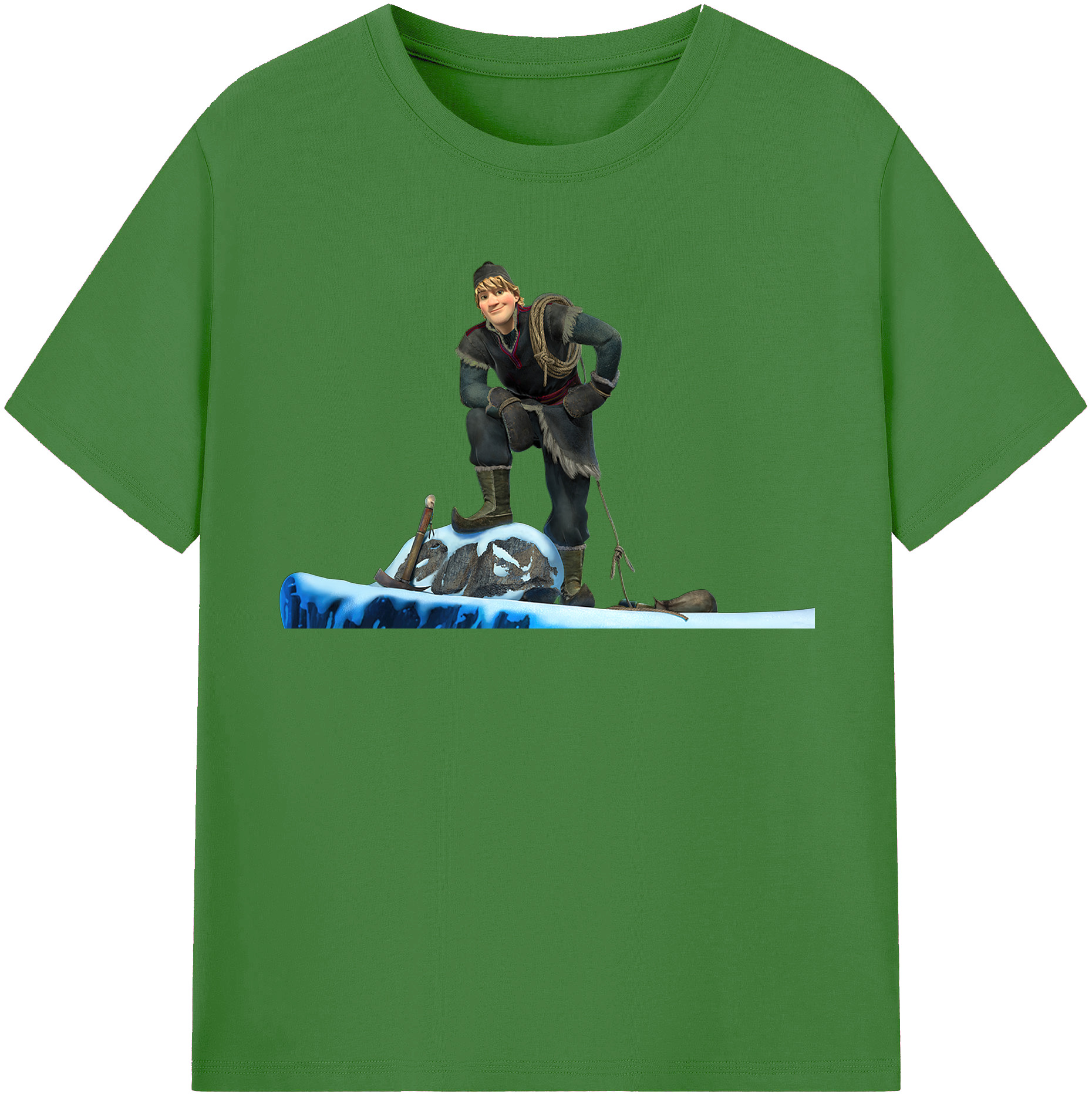（画像用） アナと雪の女王 アンナ エルサ Frozen Anna Elsa レディースカジュアルプリントTシャツ（綿100％）